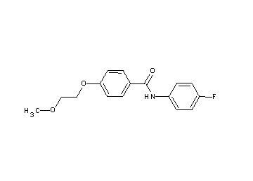 N-(4-fluorophenyl)-4-(2-methoxyethoxy)benzamide