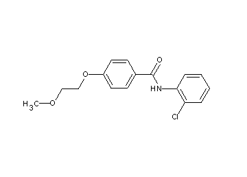 N-(2-chlorophenyl)-4-(2-methoxyethoxy)benzamide