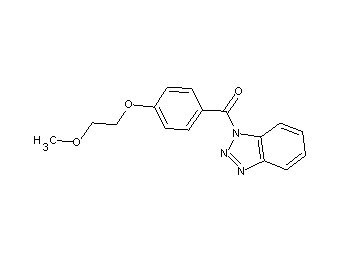 1-[4-(2-methoxyethoxy)benzoyl]-1H-1,2,3-benzotriazole
