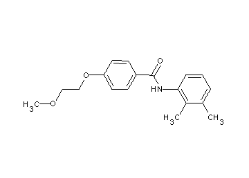 N-(2,3-dimethylphenyl)-4-(2-methoxyethoxy)benzamide - Click Image to Close