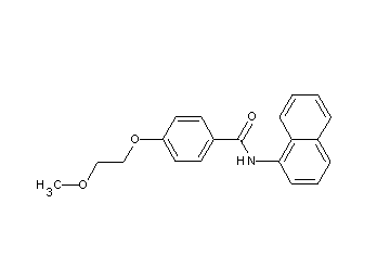 4-(2-methoxyethoxy)-N-1-naphthylbenzamide