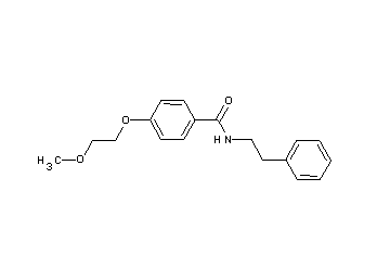 4-(2-methoxyethoxy)-N-(2-phenylethyl)benzamide