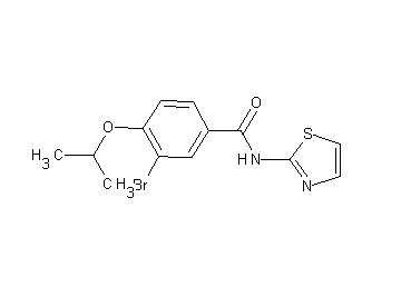 3-bromo-4-isopropoxy-N-1,3-thiazol-2-ylbenzamide