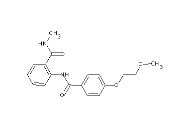 2-{[4-(2-methoxyethoxy)benzoyl]amino}-N-methylbenzamide