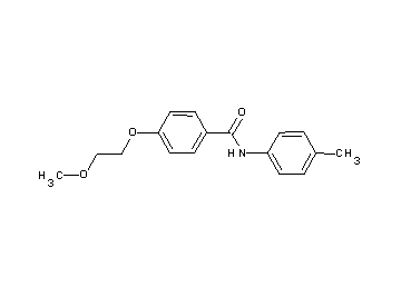 4-(2-methoxyethoxy)-N-(4-methylphenyl)benzamide