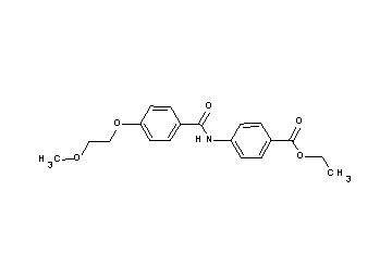 ethyl 4-{[4-(2-methoxyethoxy)benzoyl]amino}benzoate