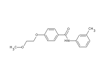 4-(2-methoxyethoxy)-N-(3-methylphenyl)benzamide