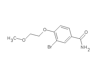 3-bromo-4-(2-methoxyethoxy)benzamide