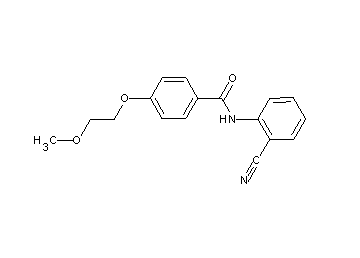 N-(2-cyanophenyl)-4-(2-methoxyethoxy)benzamide