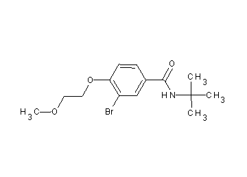 3-bromo-N-(tert-butyl)-4-(2-methoxyethoxy)benzamide
