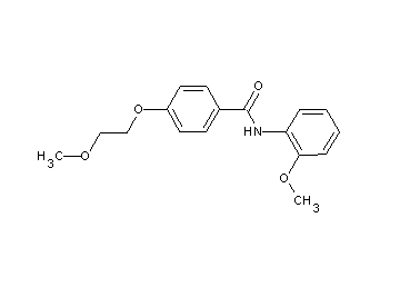 4-(2-methoxyethoxy)-N-(2-methoxyphenyl)benzamide