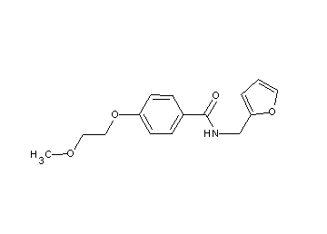 N-(2-furylmethyl)-4-(2-methoxyethoxy)benzamide
