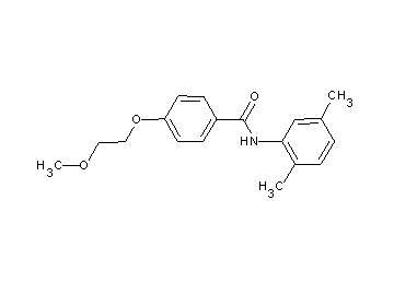 N-(2,5-dimethylphenyl)-4-(2-methoxyethoxy)benzamide - Click Image to Close