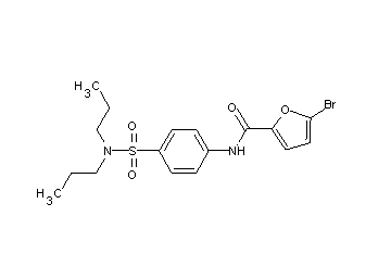 5-bromo-N-{4-[(dipropylamino)sulfonyl]phenyl}-2-furamide