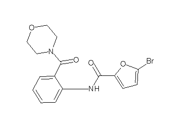 5-bromo-N-[2-(4-morpholinylcarbonyl)phenyl]-2-furamide