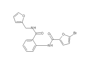 5-bromo-N-(2-{[(2-furylmethyl)amino]carbonyl}phenyl)-2-furamide