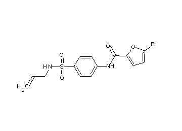 N-{4-[(allylamino)sulfonyl]phenyl}-5-bromo-2-furamide