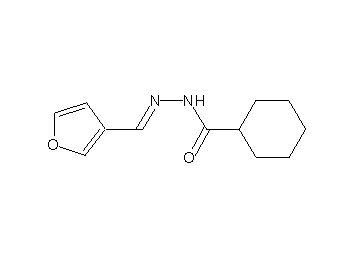 N'-(3-furylmethylene)cyclohexanecarbohydrazide