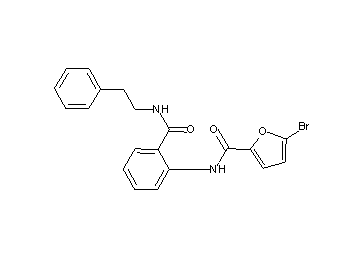 5-bromo-N-(2-{[(2-phenylethyl)amino]carbonyl}phenyl)-2-furamide