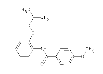 N-(2-isobutoxyphenyl)-4-methoxybenzamide