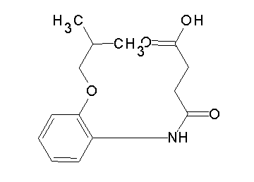 4-[(2-isobutoxyphenyl)amino]-4-oxobutanoic acid