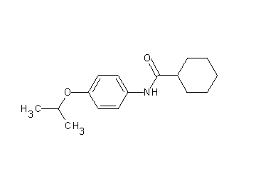 N-(4-isopropoxyphenyl)cyclohexanecarboxamide