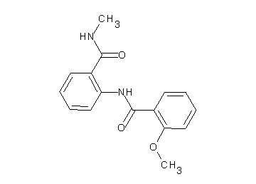 2-methoxy-N-{2-[(methylamino)carbonyl]phenyl}benzamide