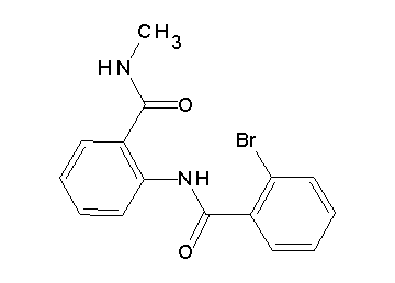 2-bromo-N-{2-[(methylamino)carbonyl]phenyl}benzamide