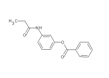 3-(propionylamino)phenyl benzoate - Click Image to Close