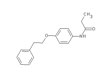 N-[4-(2-phenylethoxy)phenyl]propanamide