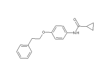 N-[4-(2-phenylethoxy)phenyl]cyclopropanecarboxamide