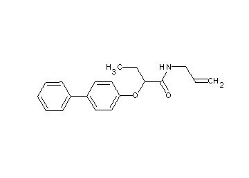 N-allyl-2-(4-biphenylyloxy)butanamide