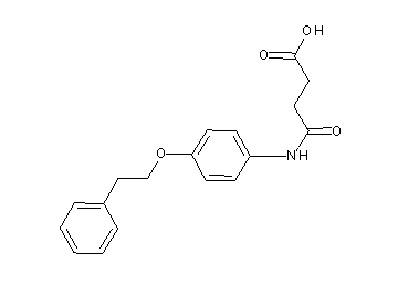 4-oxo-4-{[4-(2-phenylethoxy)phenyl]amino}butanoic acid
