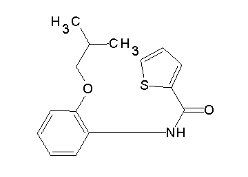 N-(2-isobutoxyphenyl)-2-thiophenecarboxamide