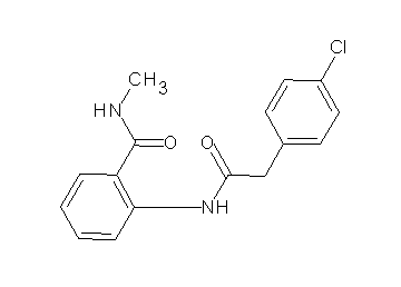 2-{[(4-chlorophenyl)acetyl]amino}-N-methylbenzamide