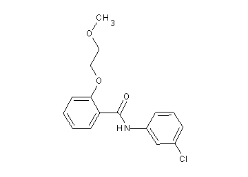 N-(3-chlorophenyl)-2-(2-methoxyethoxy)benzamide