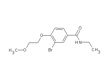 3-bromo-N-ethyl-4-(2-methoxyethoxy)benzamide
