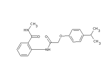 2-{[(4-isopropylphenoxy)acetyl]amino}-N-methylbenzamide