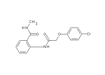 2-{[(4-chlorophenoxy)acetyl]amino}-N-methylbenzamide