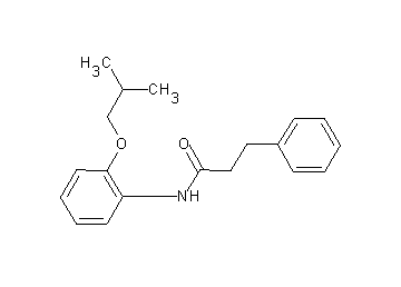 N-(2-isobutoxyphenyl)-3-phenylpropanamide