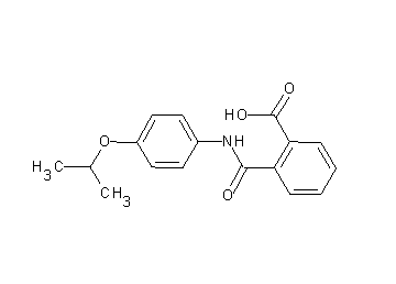 2-{[(4-isopropoxyphenyl)amino]carbonyl}benzoic acid