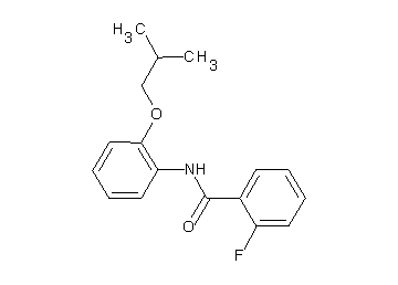 2-fluoro-N-(2-isobutoxyphenyl)benzamide