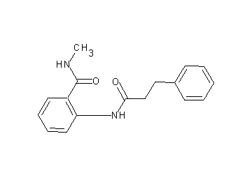N-methyl-2-[(3-phenylpropanoyl)amino]benzamide