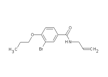 N-allyl-3-bromo-4-propoxybenzamide