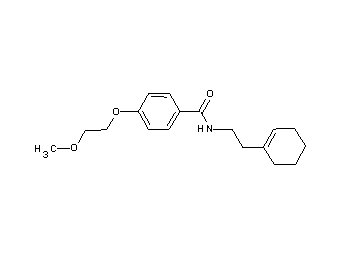 N-[2-(1-cyclohexen-1-yl)ethyl]-4-(2-methoxyethoxy)benzamide
