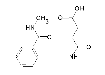 4-({2-[(methylamino)carbonyl]phenyl}amino)-4-oxobutanoic acid