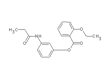 3-(propionylamino)phenyl 2-ethoxybenzoate
