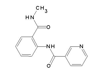 N-{2-[(methylamino)carbonyl]phenyl}nicotinamide
