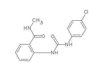 2-({[(4-chlorophenyl)amino]carbonyl}amino)-N-methylbenzamide