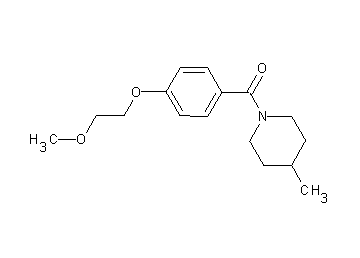 1-[4-(2-methoxyethoxy)benzoyl]-4-methylpiperidine